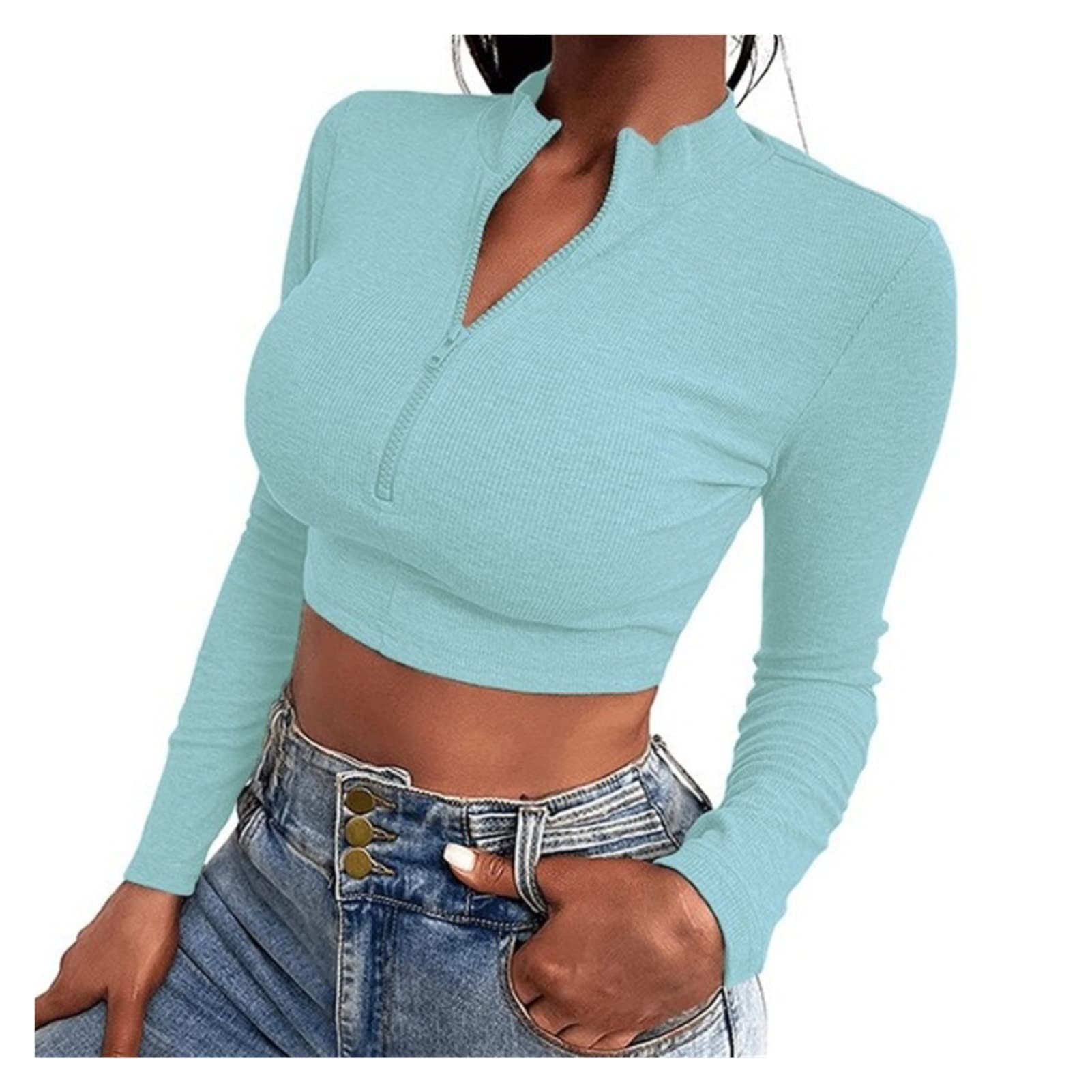 Sexy Crop Top Ladies T Shirt Basic Short Fashion Spring Summer Top